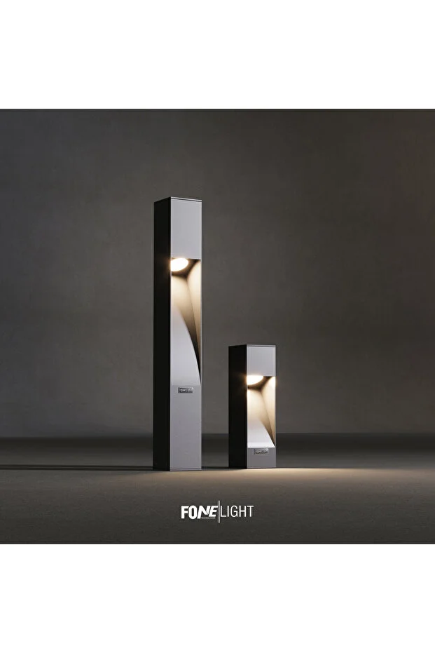 Bahçe Çim Peyzaj Bollard 3000k Led Aydınlatma Aka040-cu75 Antrasit